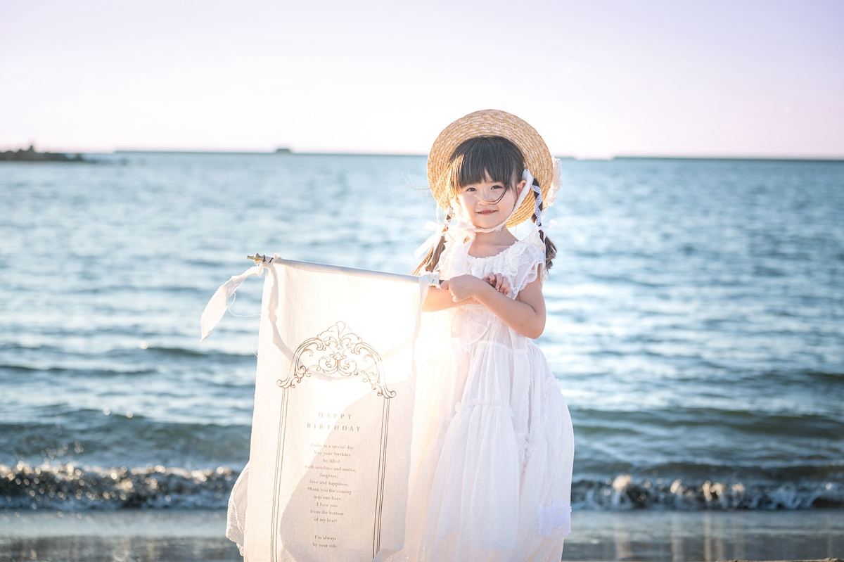 海・夕日のロケーション撮影